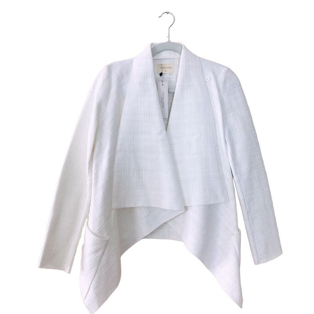 Yasemin Ozeri open drap jacket